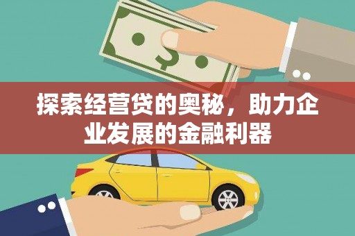 青阳探索经营贷的奥秘，助力企业发展的金融利器