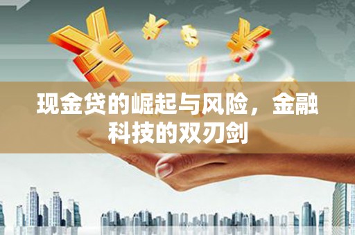 青阳现金贷的崛起与风险，金融科技的双刃剑