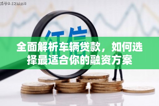 青阳全面解析车辆贷款，如何选择最适合你的融资方案