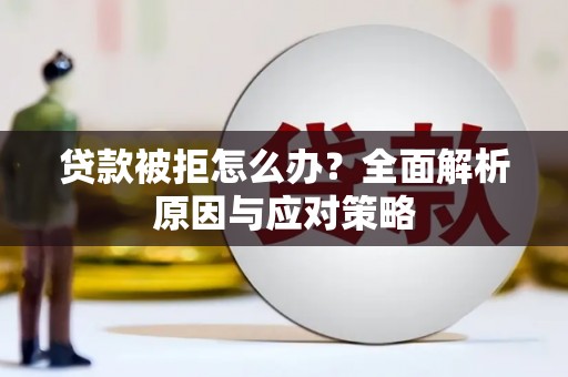 青阳贷款被拒怎么办？全面解析原因与应对策略
