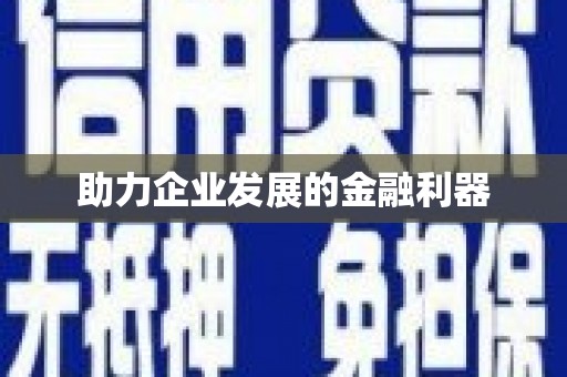 青阳助力企业发展的金融利器