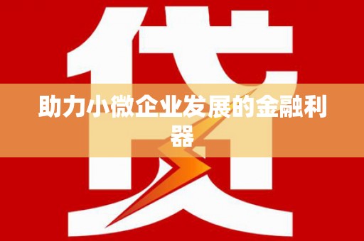 青阳助力小微企业发展的金融利器